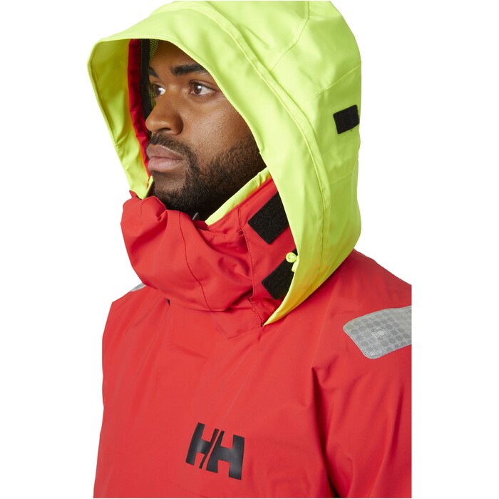 Helly hansen black and red jacket best sale